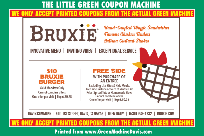 Bruxie Chiken and Waffles Coupon