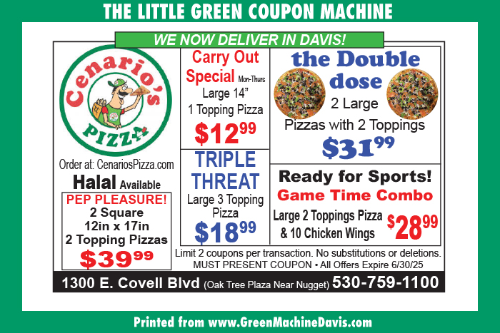 Cenarios Pizza Coupon