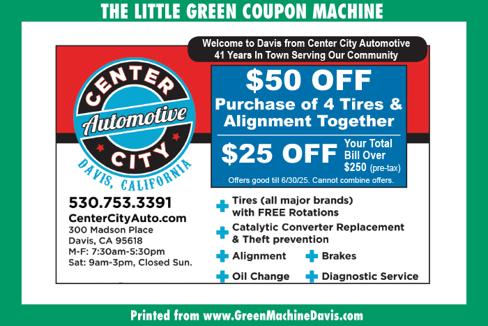 Center Automotive City Coupon