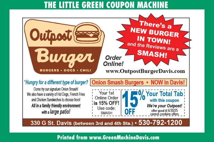 Outpost Burger Coupon