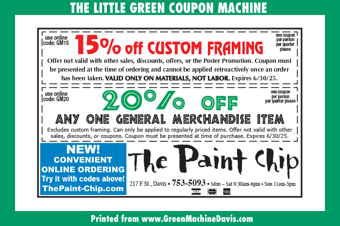 Paint Chip Coupon