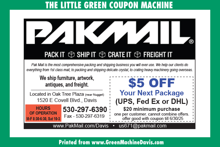 Pakmail Coupon