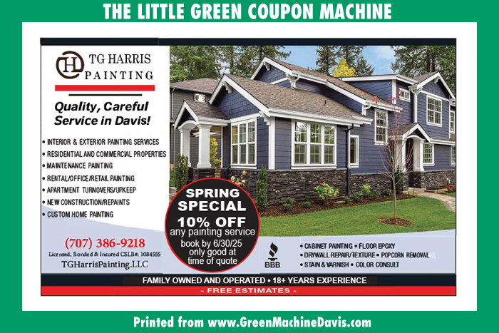 TG Harris Painting Coupon