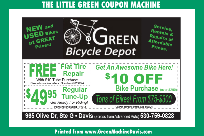 Green Bicycle Depot Coupon