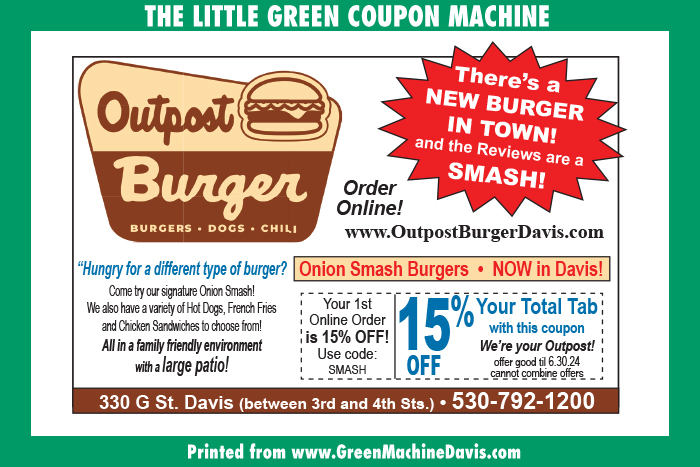 Outpost Burger Coupon