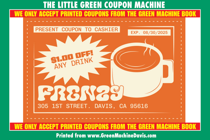 Frenzy Coffee Coupon