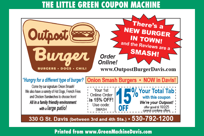 Outpost Burger Coupon